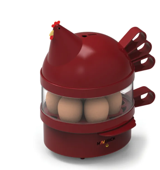 Maverick SEC-2 HENRIETTA HEN EGG COOKER | 7 Egg Capacity Electric Egg Maker  for Hard, Soft & Poached Eggs