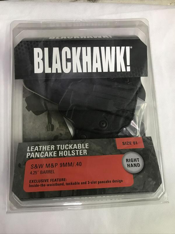 Blackhawk! Leather Tuckable Pancake IWB Holster - Picture 1 of 15