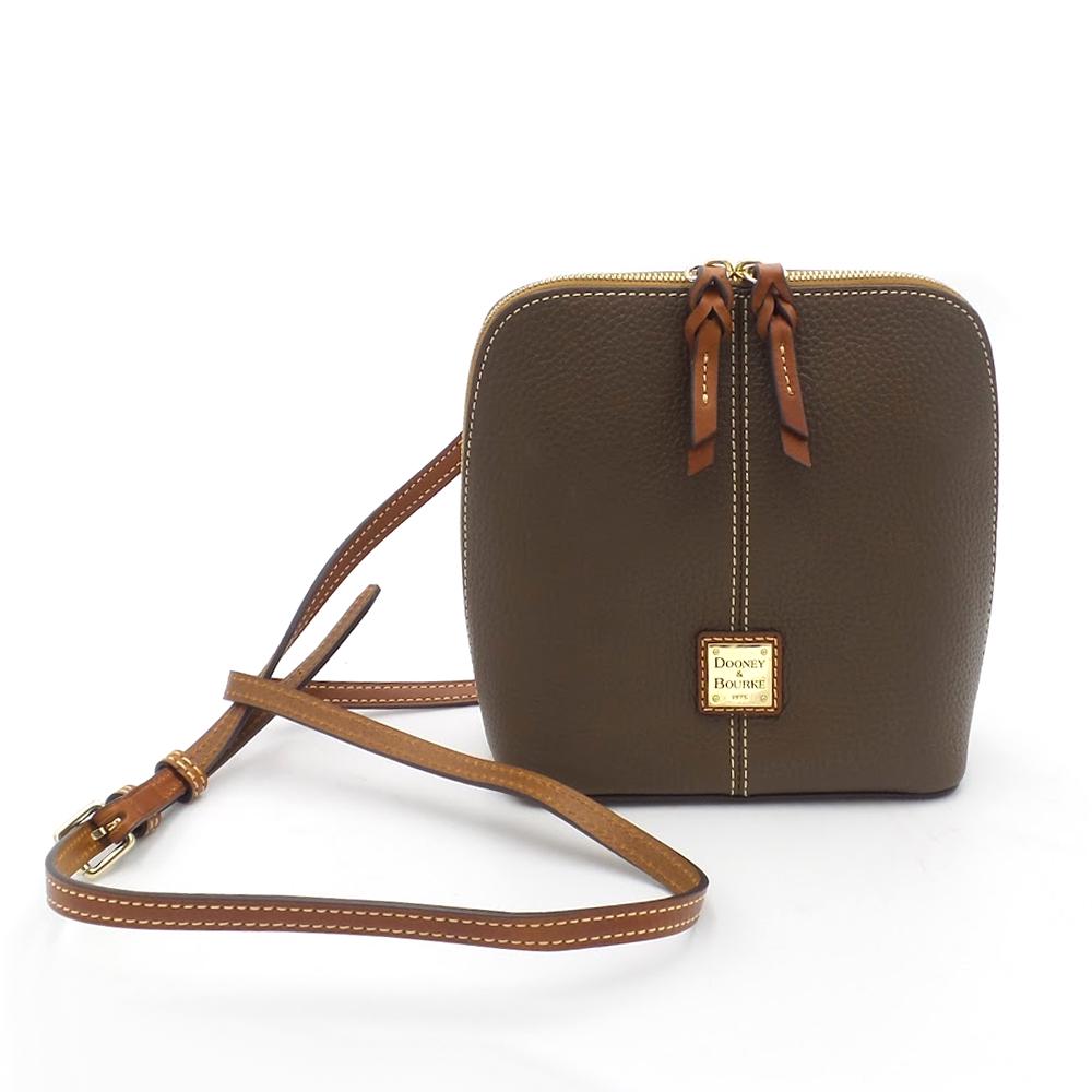 Dooney & Bourke Pebble Grain Crossbody 25 in Brown