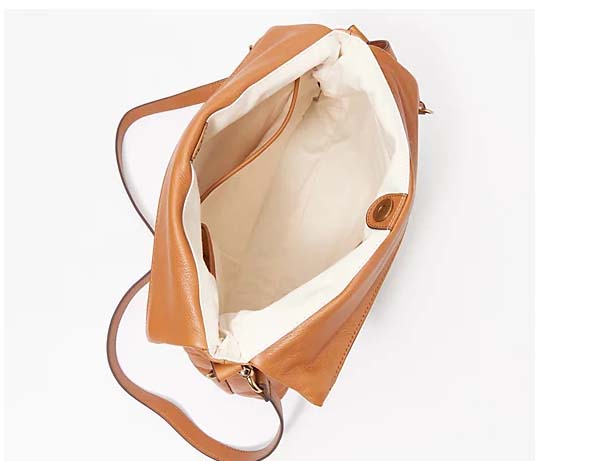 margot new york Convertible Double Zip Leather Hobo - Clark 