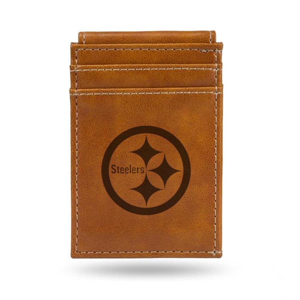 4 Brown NFL Pittsburgh Steelers Trifold Wallet