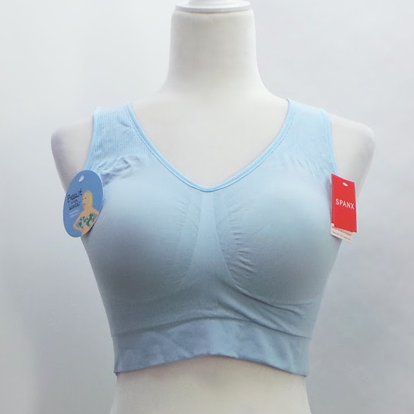 Spanx Seamless Reversible Comfort Bra Azure/Light Blue