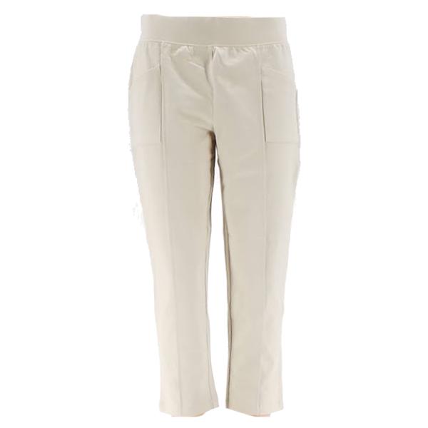 Quacker Factory DreamJeannes Tulip Snap Hem Capri Pants 