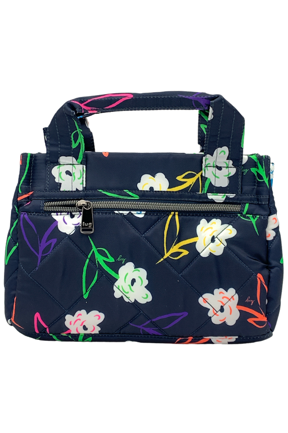 Lug Quilted Crossbody with Tote Handles Jitterbug Bright Floral Jender