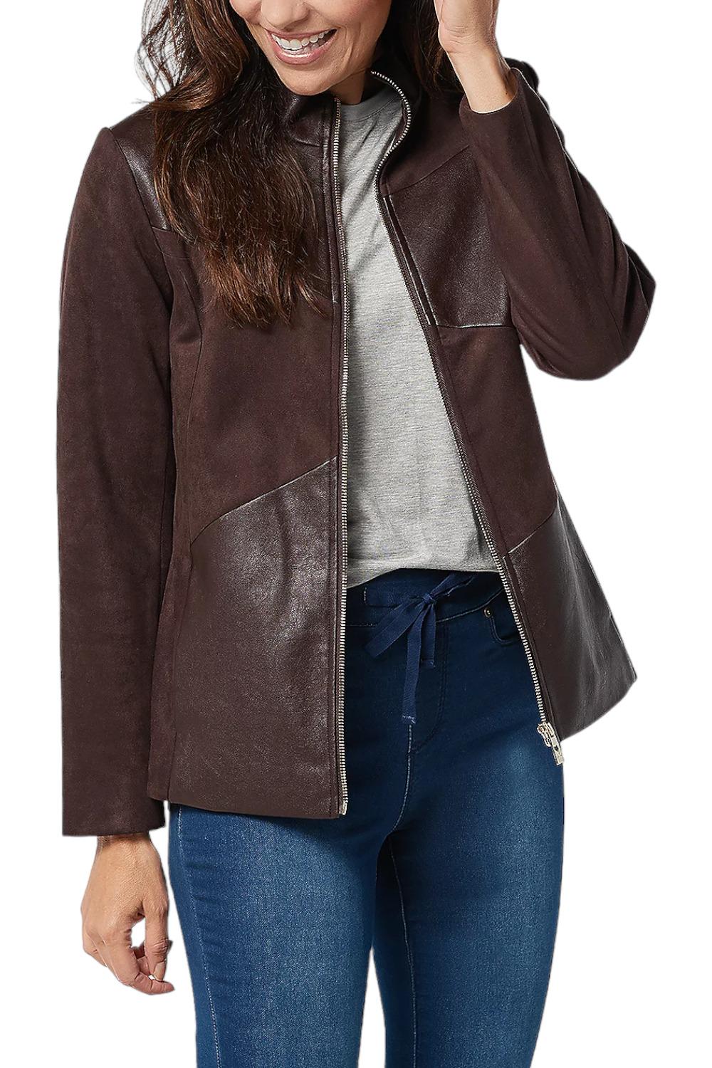 Belle by Kim Gravel Quilted Zip-Front Jacket