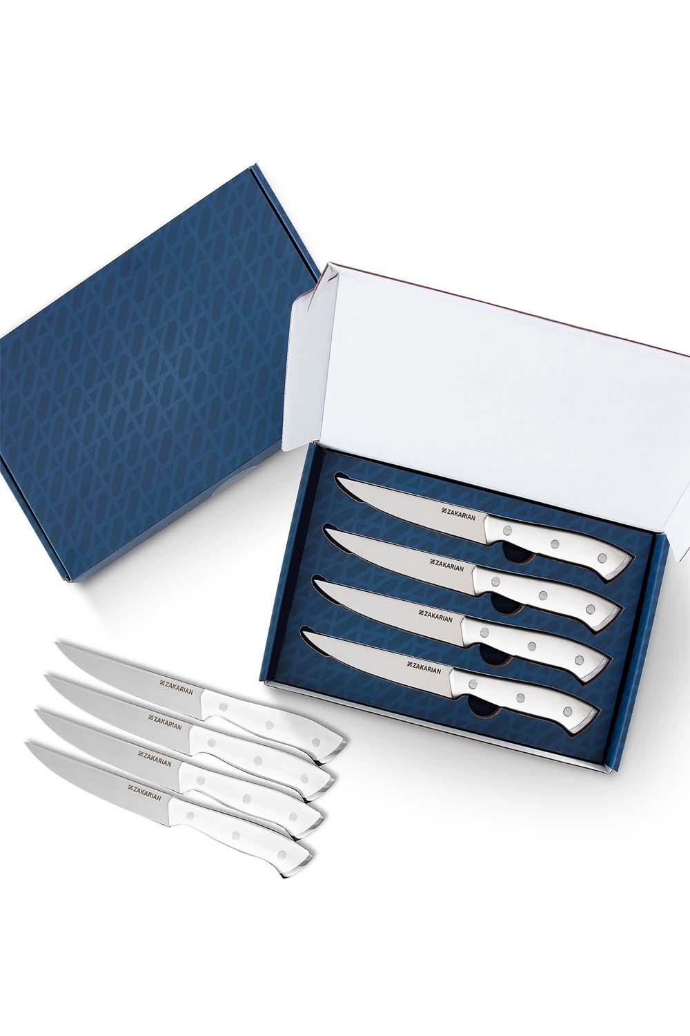 Zakarian by Dash 6 Piece Steak Knife Set - Black