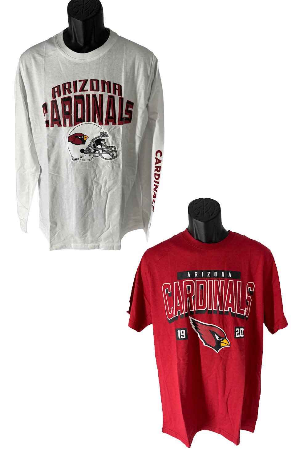 Arizona Cardinals Shirt Size Medium M Red Long Sleeve Graphic NFL Football  Men