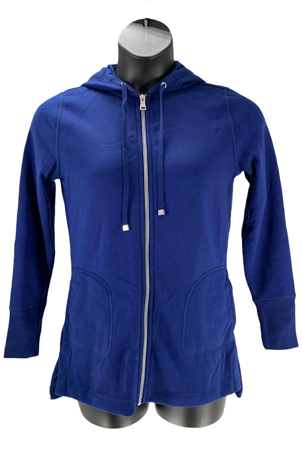 Isaac Mizrahi Live! SOHO Jacquard Zip-Up Jacket with Hood 