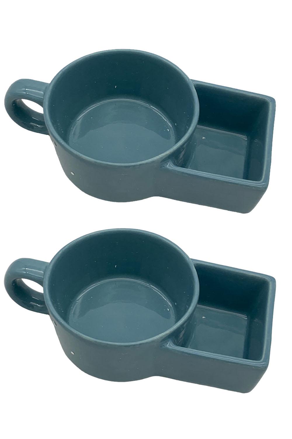 LocknLock Set of 2 Insulated Mugs with Handles 