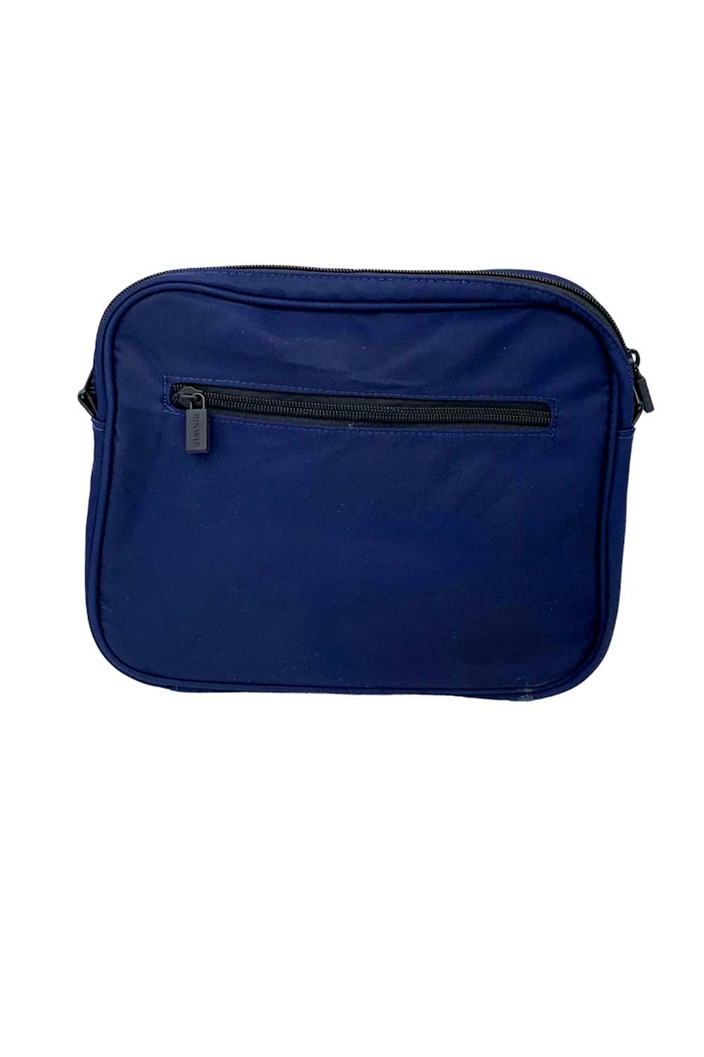 IHKWIP Nylon Crossbody w/ Detachable Accessory Pouch Deep Blue Jender