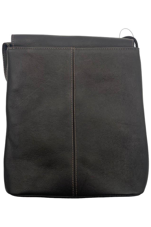 Le Donne Leather Simple Flap Over Crossbody Bag