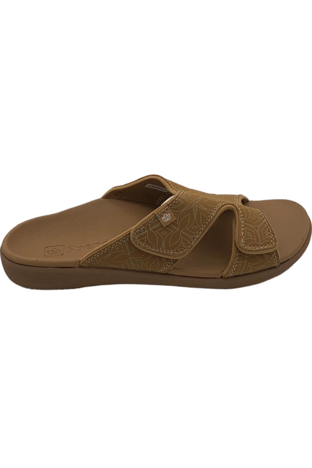 Spenco Orthotic Slide Sandals Kholo Boheme Tan | Jender