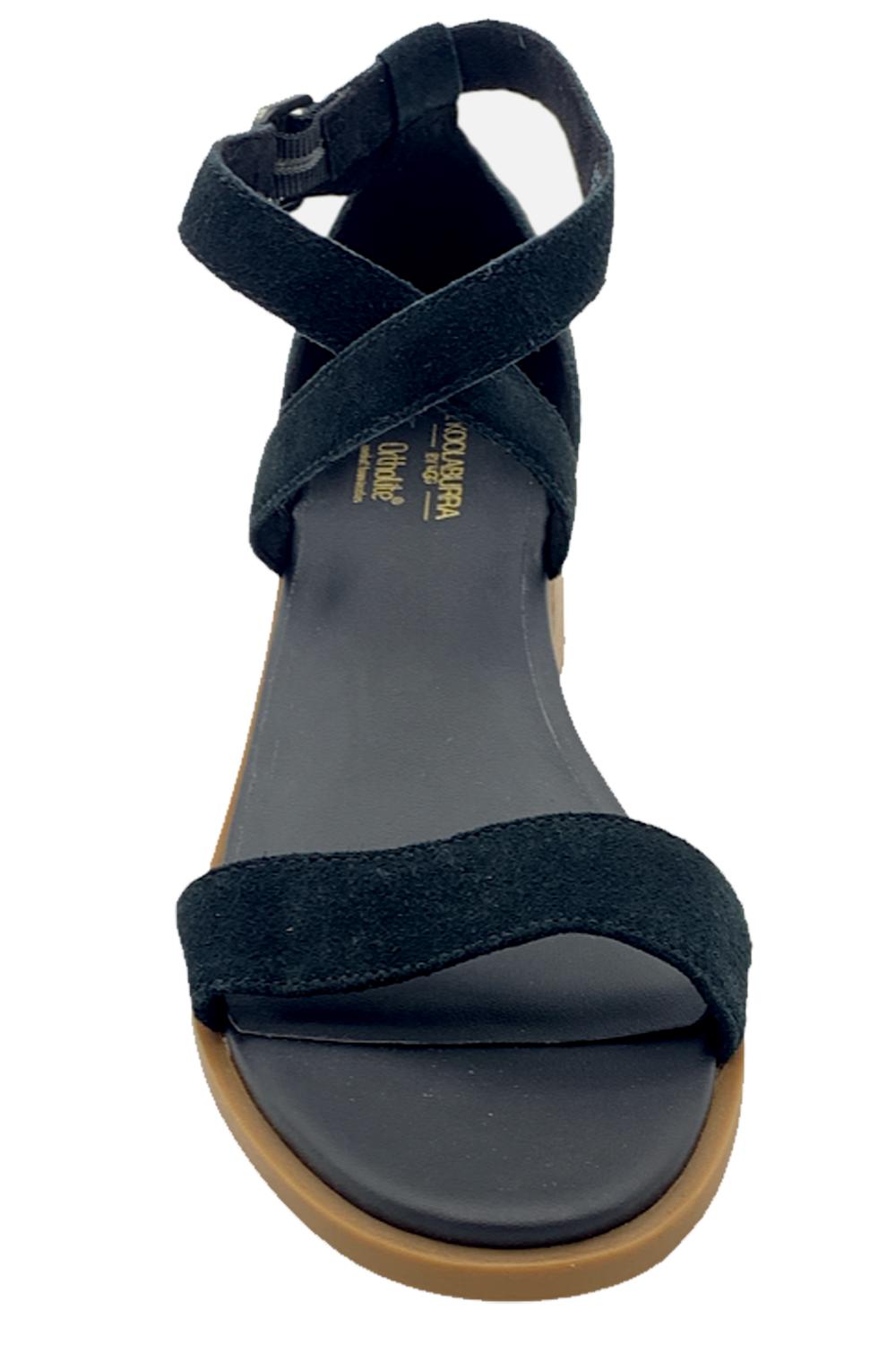 Koolaburra by UGG Suede Heeled Sandal Eliani Black | Jender