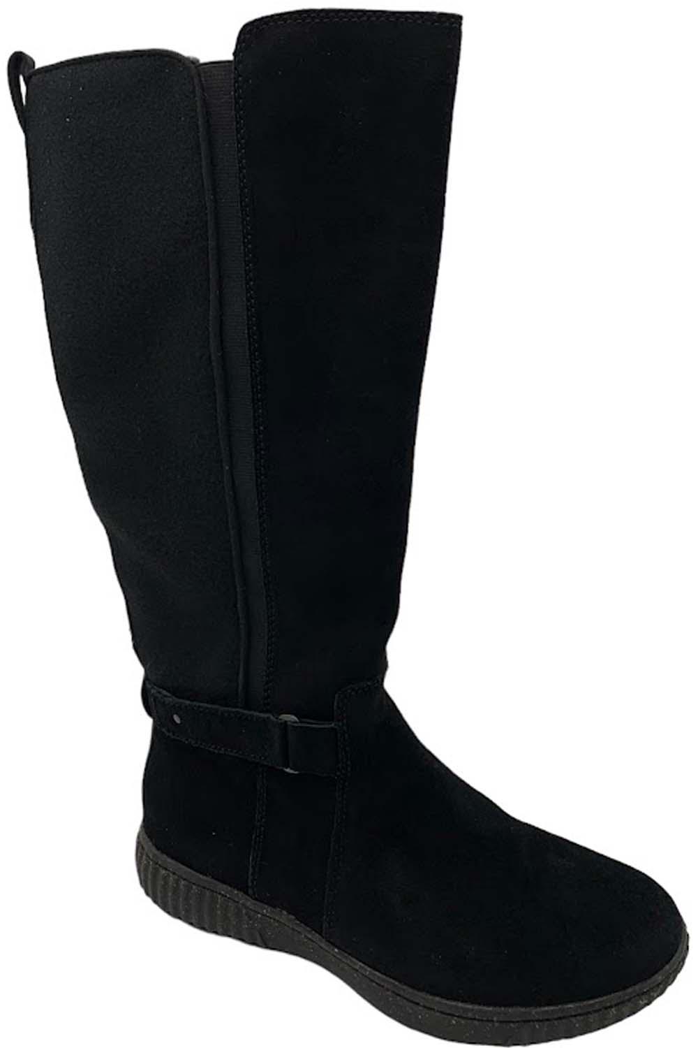 clarks tall leather boots