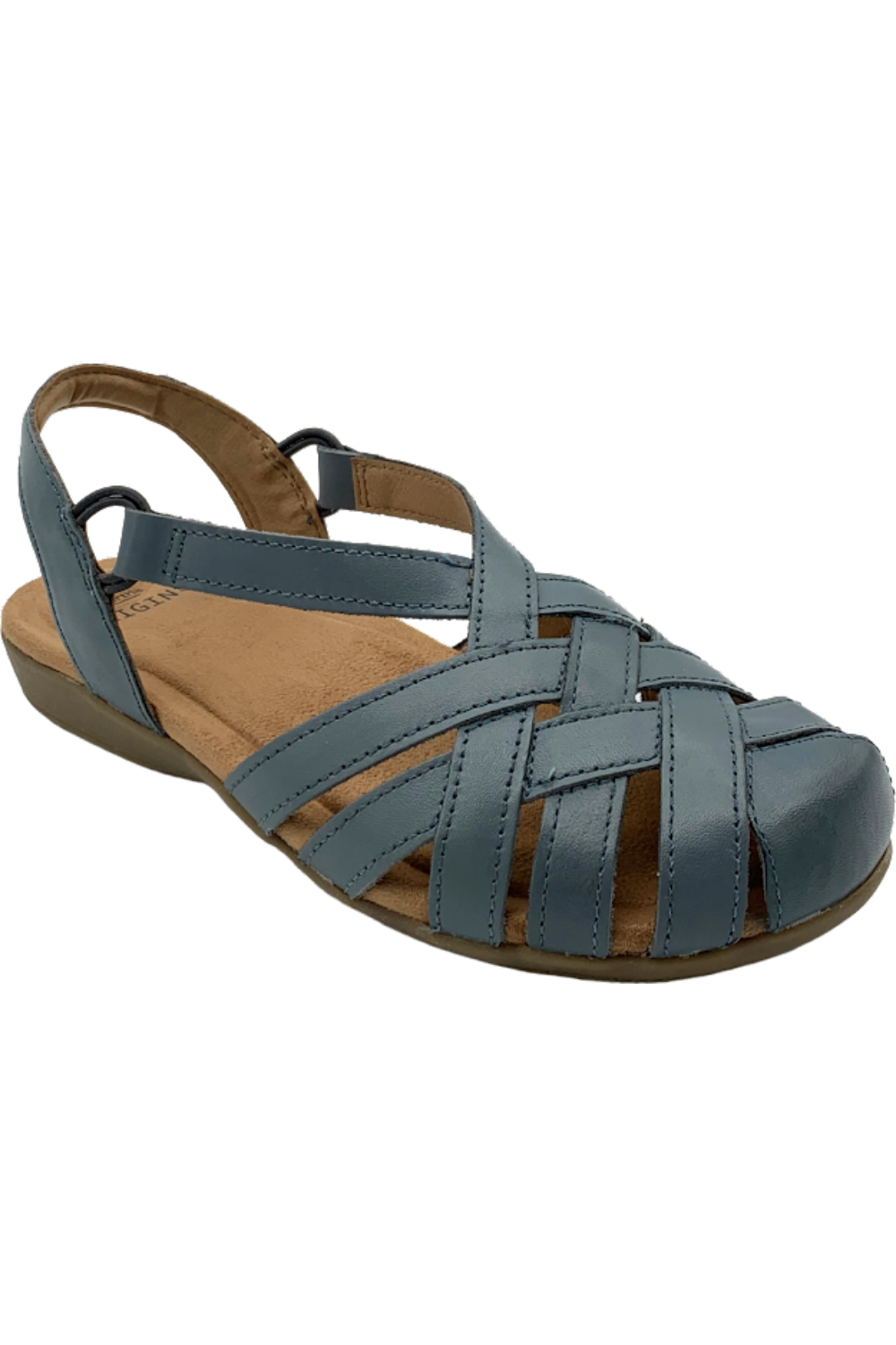 Earth Origins Leather Fisherman Sandals Berri Moroccan Blue | Jender