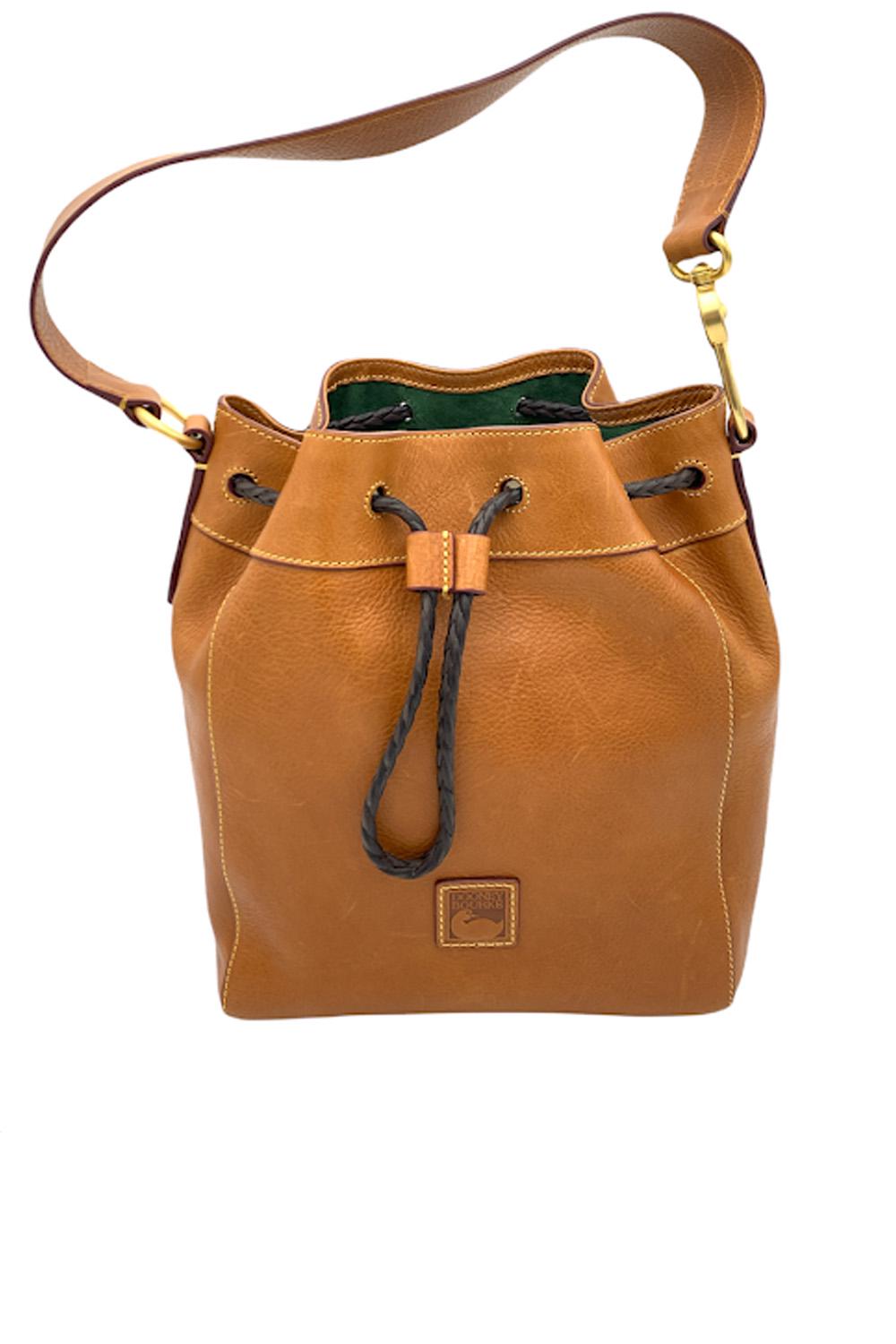 Dooney Bourke Florentine Leather Medium Hattie Drawstring