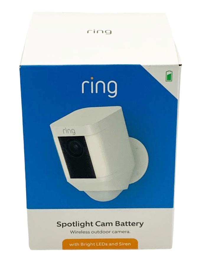 Ring Wireless Spotlight Camera White Jender