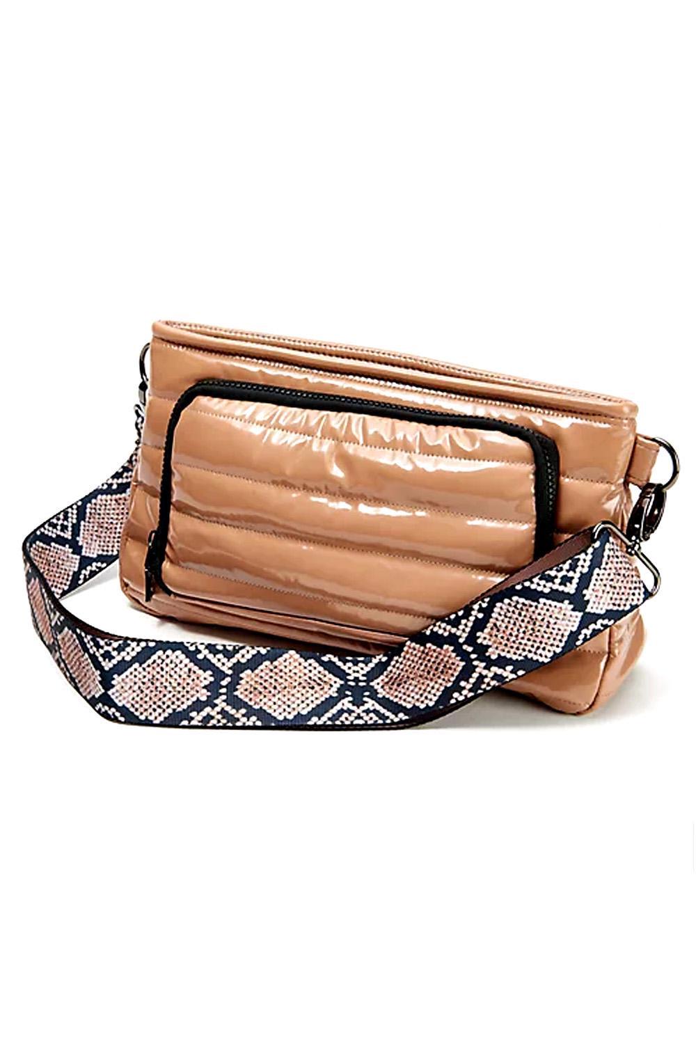 Think Royln The Mercer Crossbody in Nude Patent