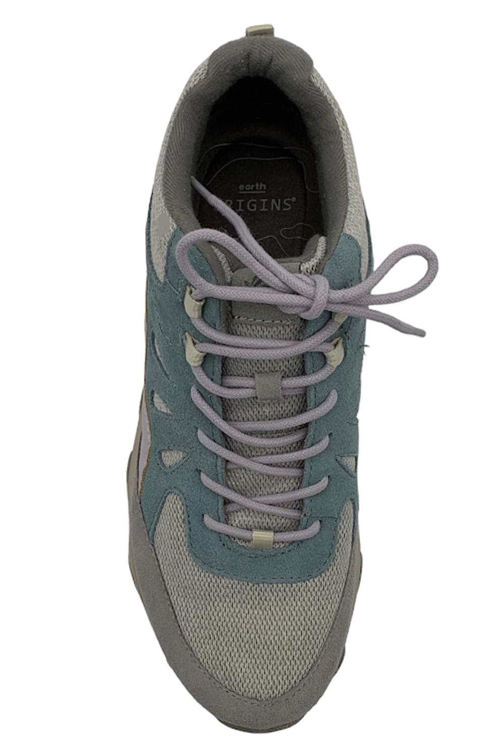 Earth Origins Suede & Mesh Hiking Shoes Tristan Moroccan Blue Jender