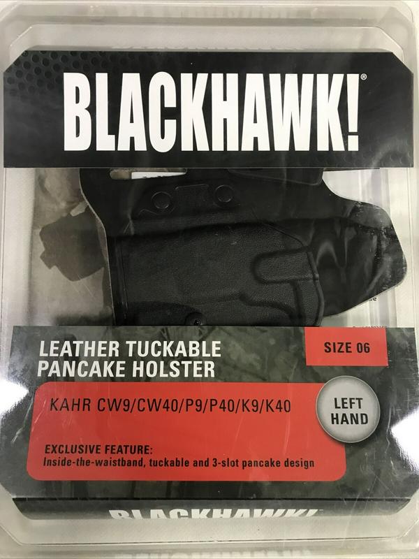 Blackhawk! Leather Tuckable Pancake IWB Holster - Picture 5 of 15