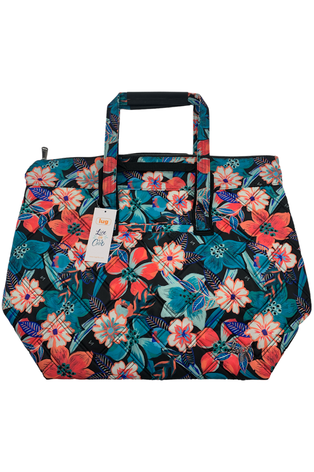 Lug Oversized Expandable Carryall Tote Ferry XL Resort Tropics | Jender