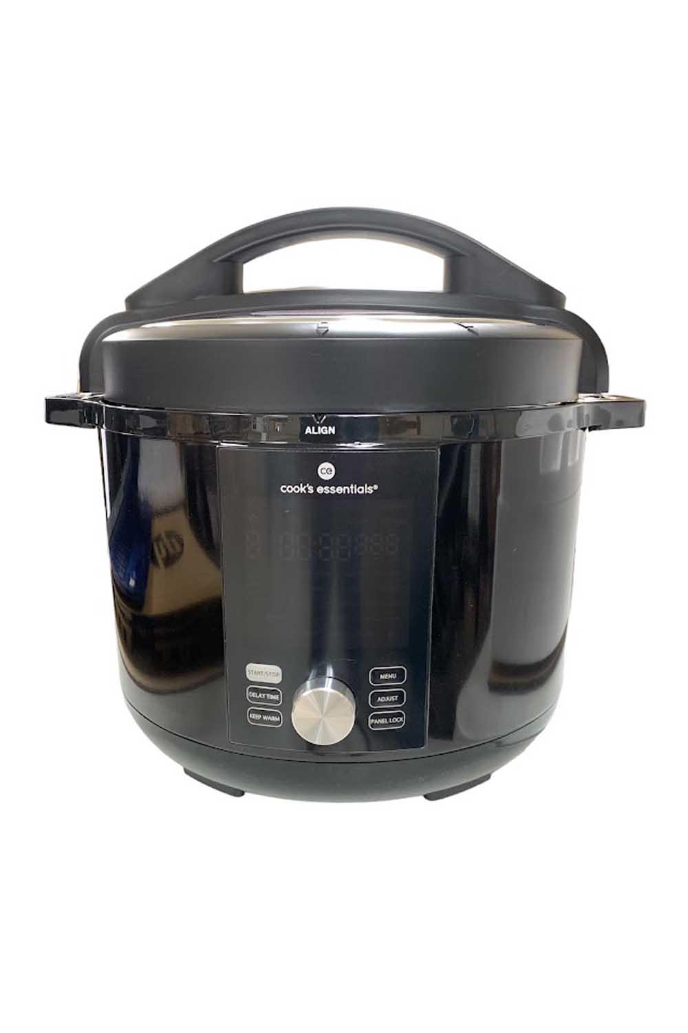 As Is Cook's Essentials 8-qt Electric Oval Pressure Multi- Cooker