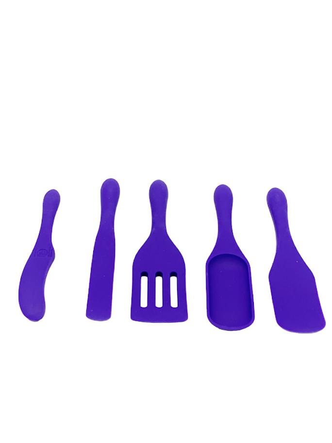 Mad Hungry 5-Piece Mini Silicone Spurtle Set 