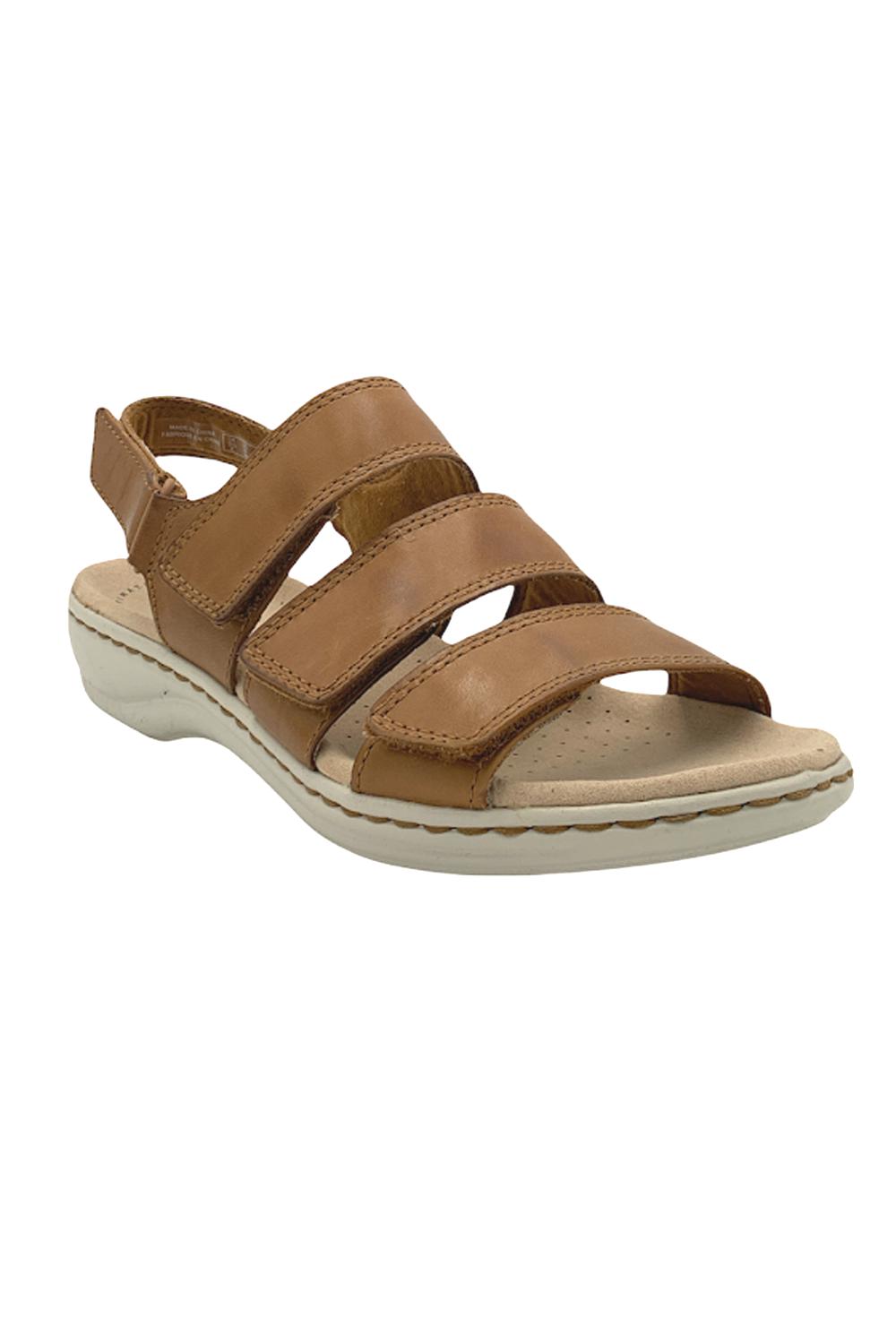 Clarks Collection Leather Sandals Leisa Melinda Tan | Jender