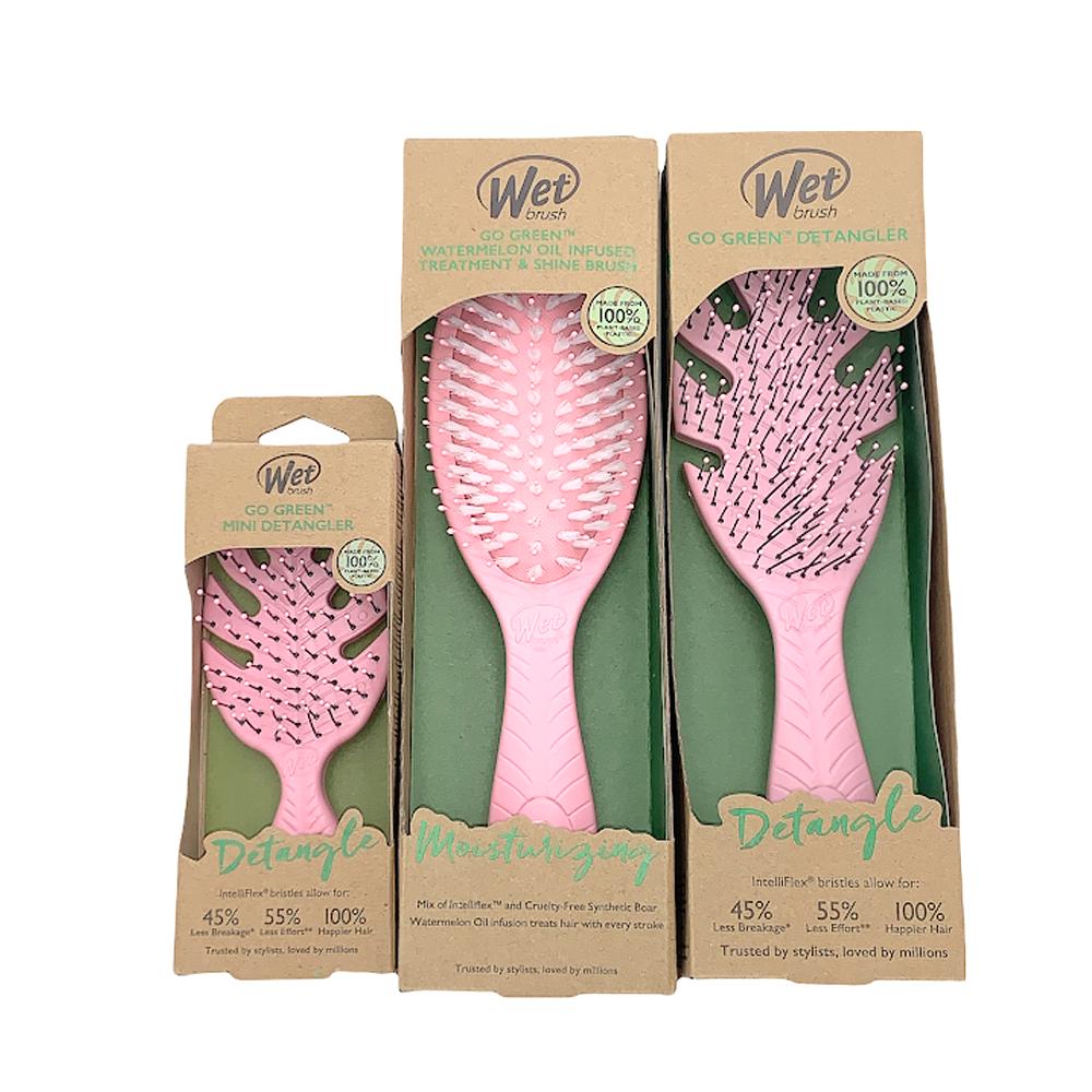 Wet Brush Go Green Watermelon Oil Infused Detangling Shine Hair Brush