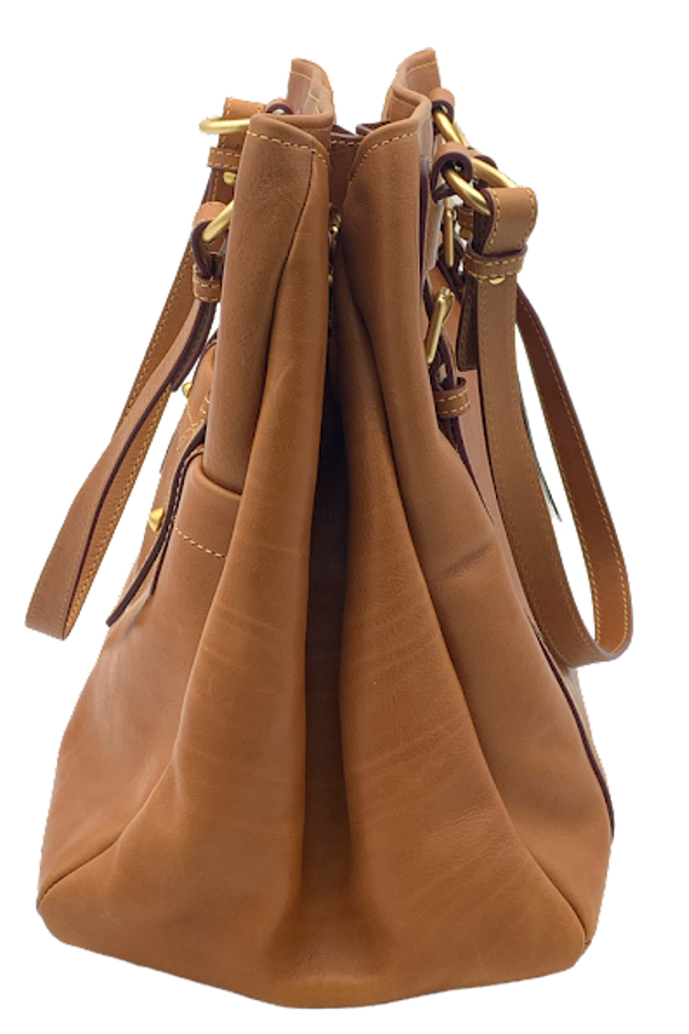 Dooney & Bourke Florentine Leather Twist Sac Shoulder Bag on QVC 