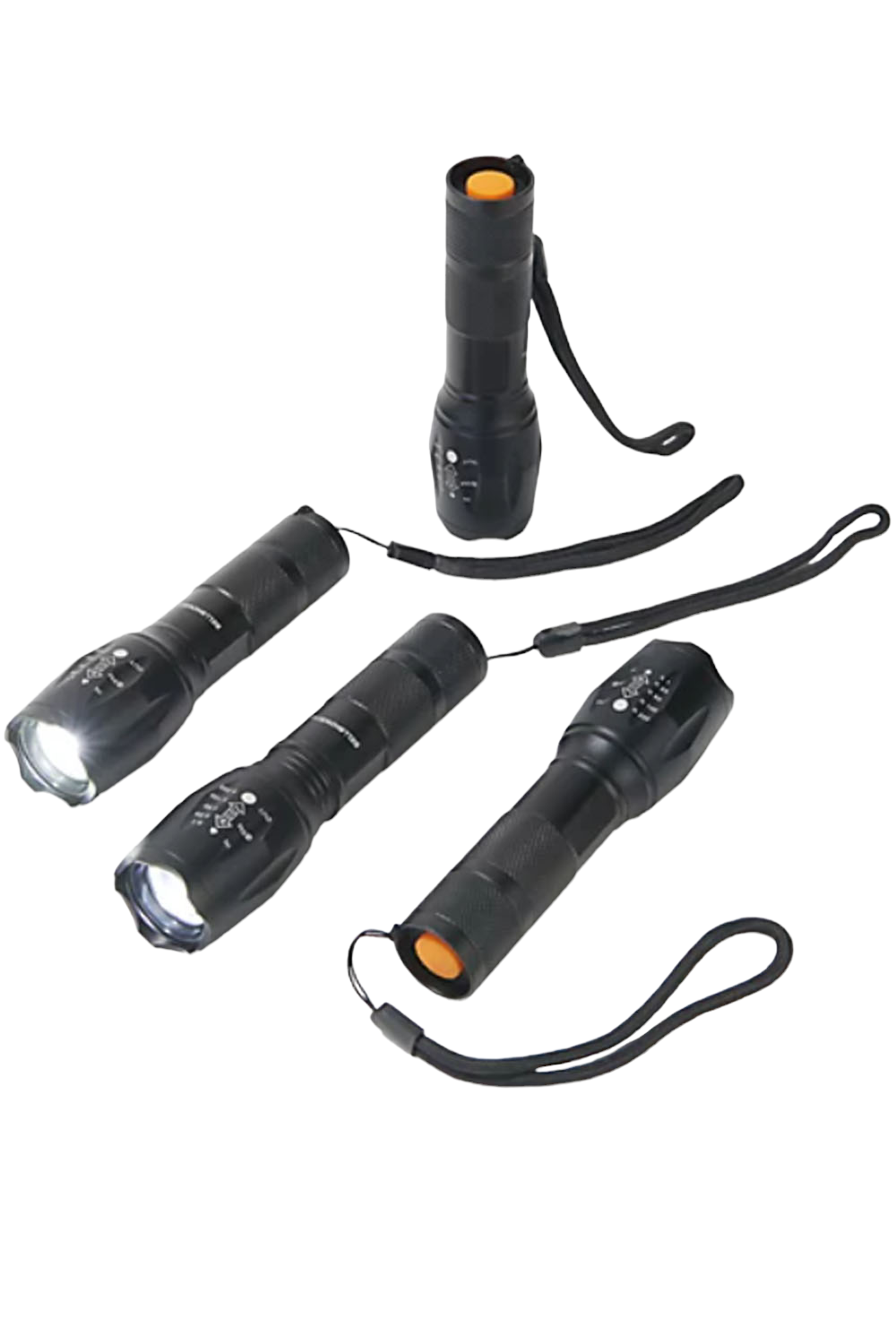 Bell & Howell Set of 4 Taclight High Performance Flashlights 