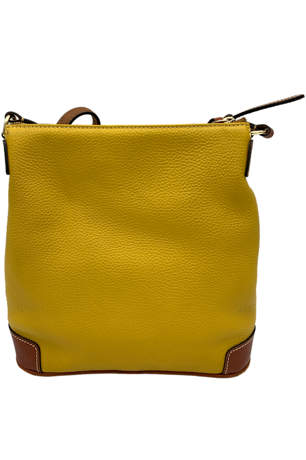 Dooney & Bourke Pebble Leather Crossbody Mustard | Jender