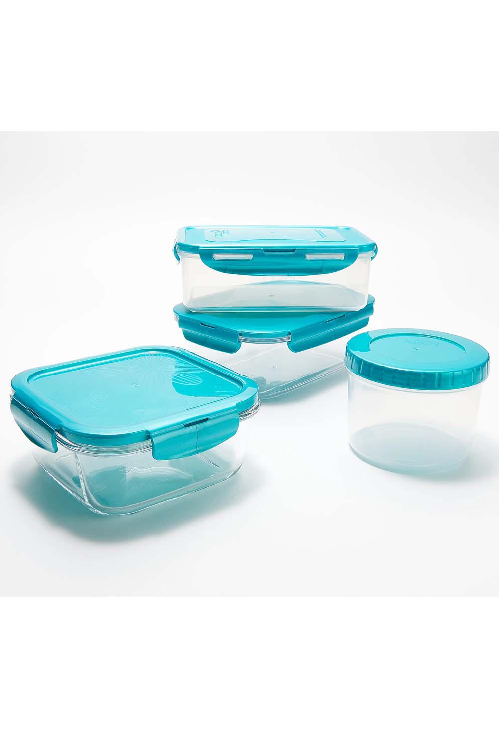 LocknLock Set of 4 Square Tritan Storage Containers