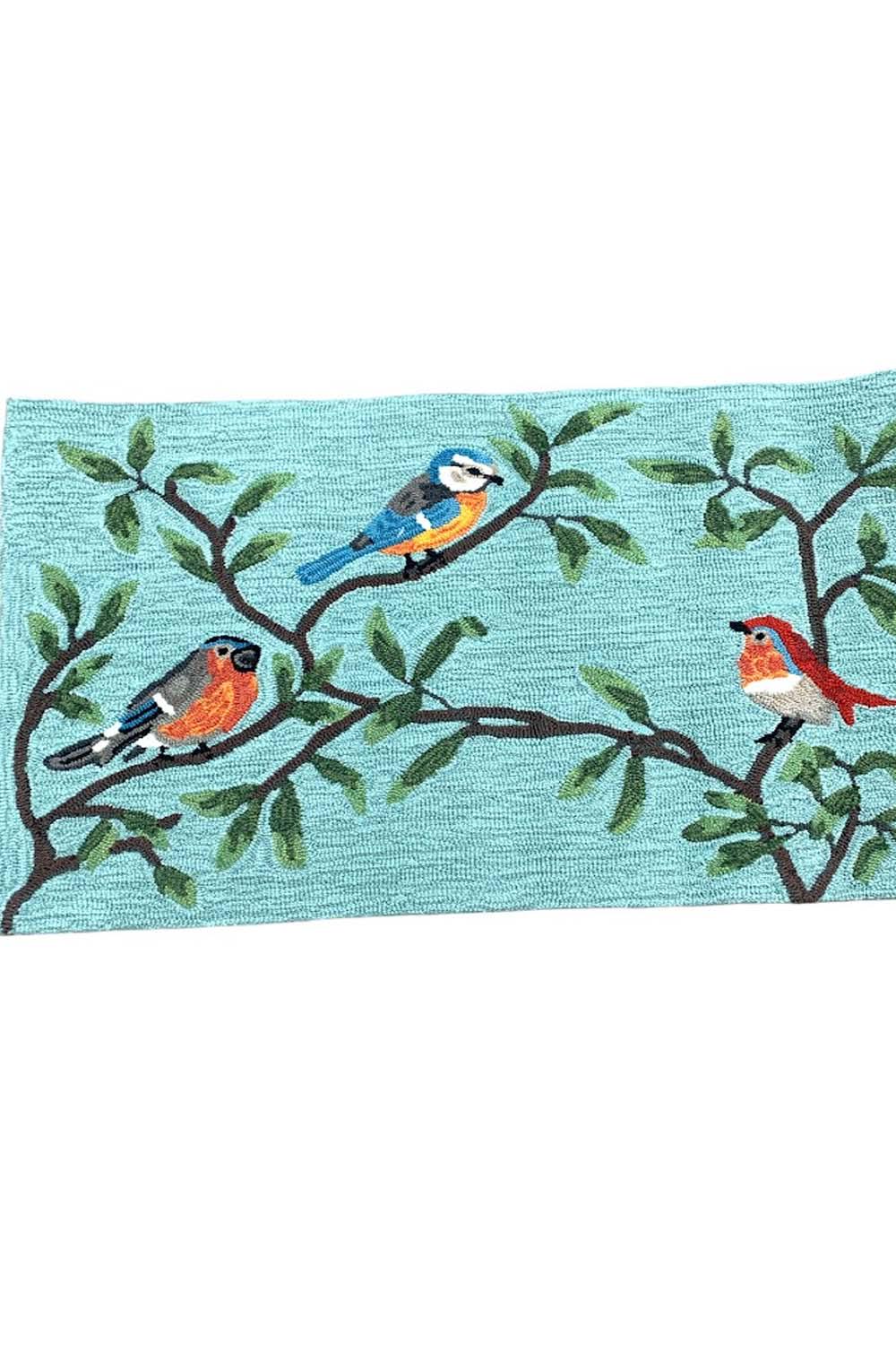 Birds on Branches Indoor Outdoor Rugs by Liora Manne