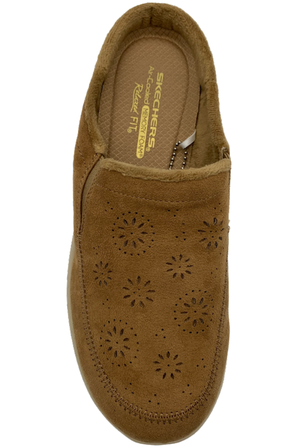 Skechers Easy Going Perforated Clogs Tan Jender