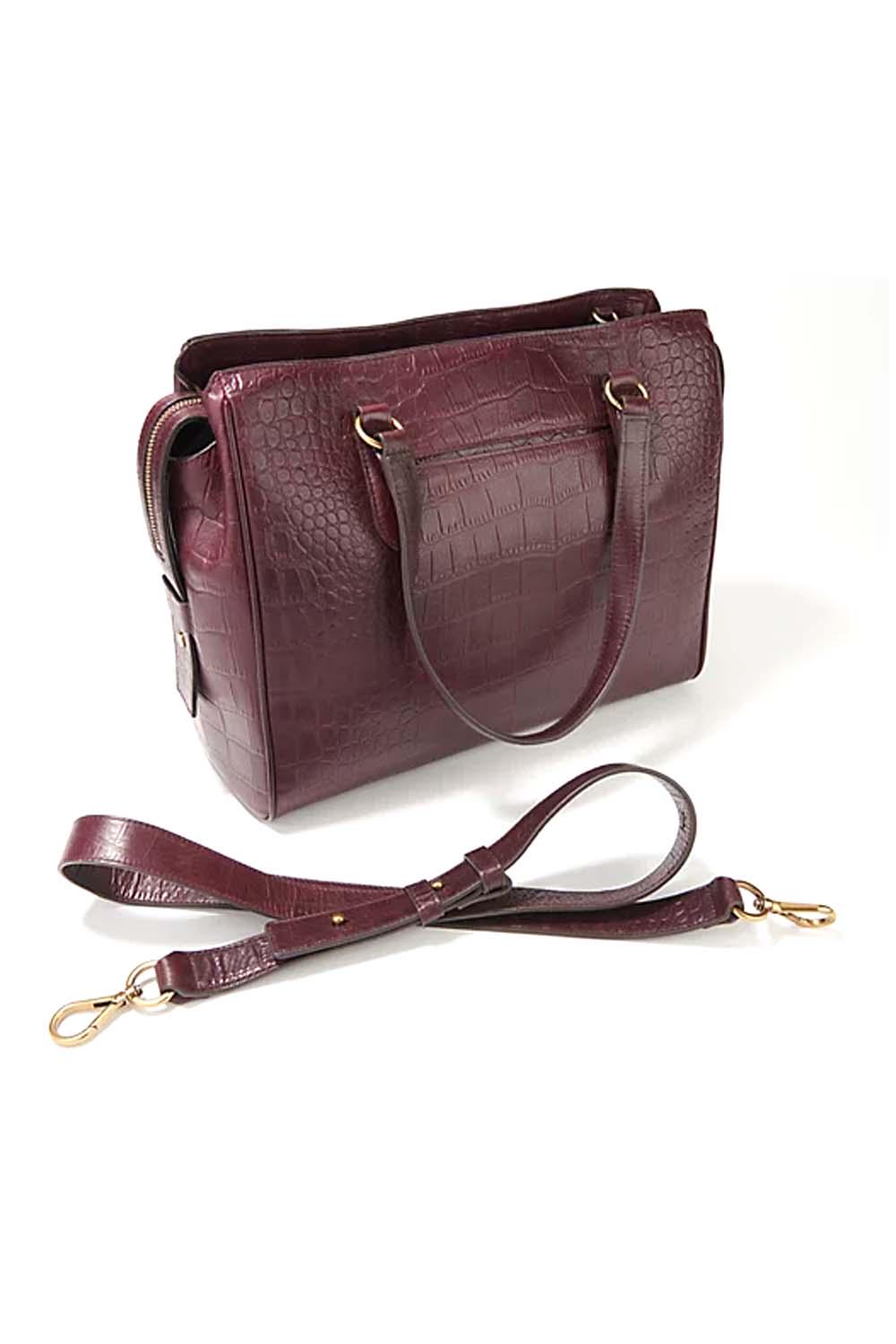 Margot Embossed Leather Handbags