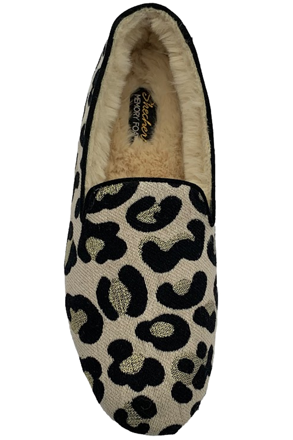 Skechers Cleo Cozy Faux Fur Lined Loafer Slippers Fancy Dream