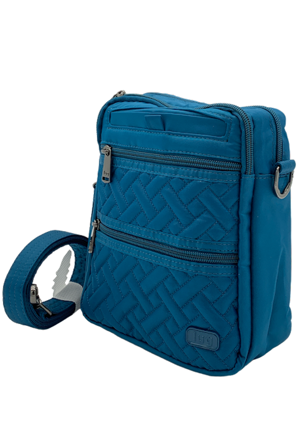 THE FOLDOVER SADDLE CROSSBODY - DEEP BLUE — IHKWIP