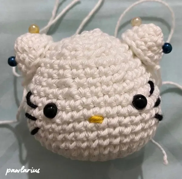 Hello Kitty & Pink Bow - Amigurumi Pattern