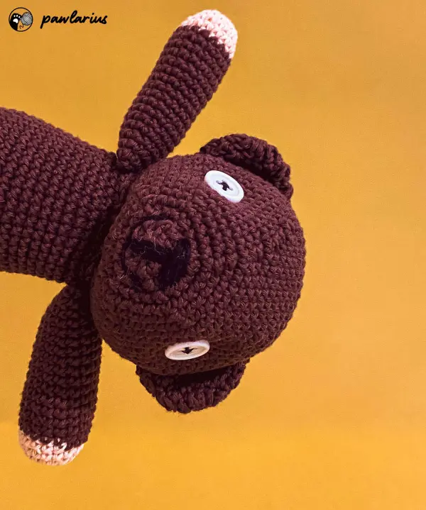 Mr bean teddy bear plush crochet amigurumi – Lenns Craft