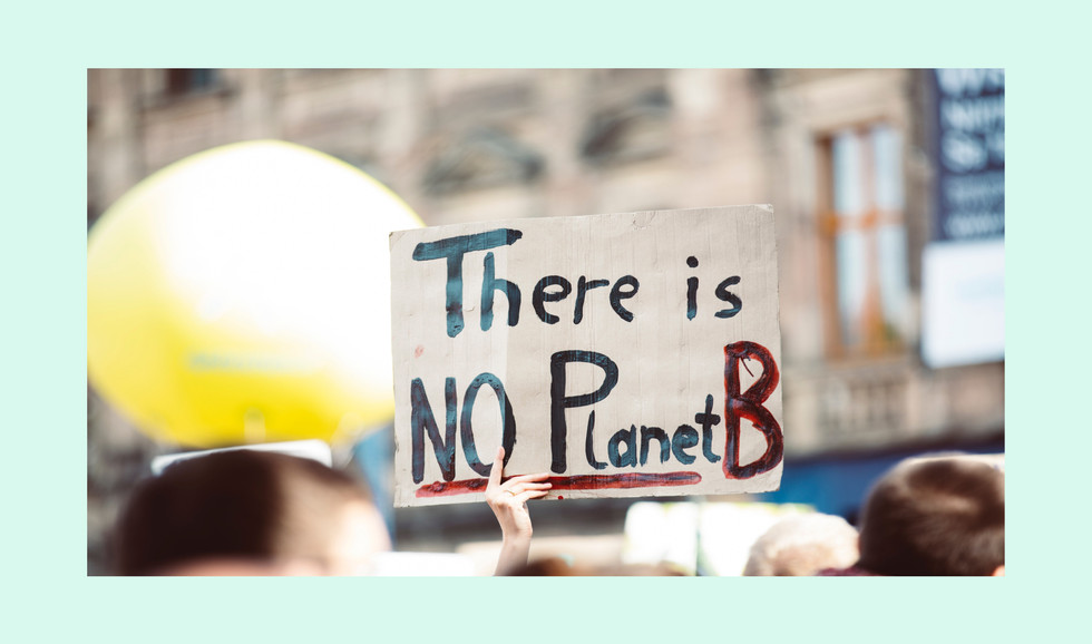 People Gather With Signs Outside Cop 26