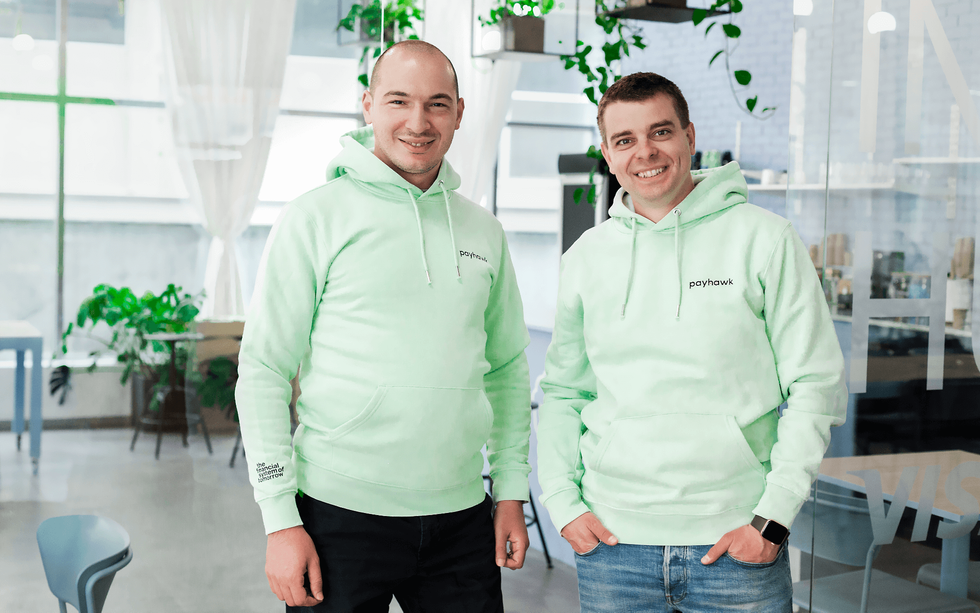 Payhawk-Gründer Hristo und Boyko