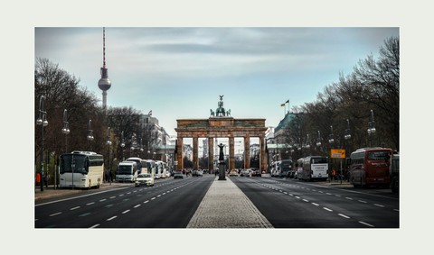 Berlin TV Tower And Brandenburg Gate