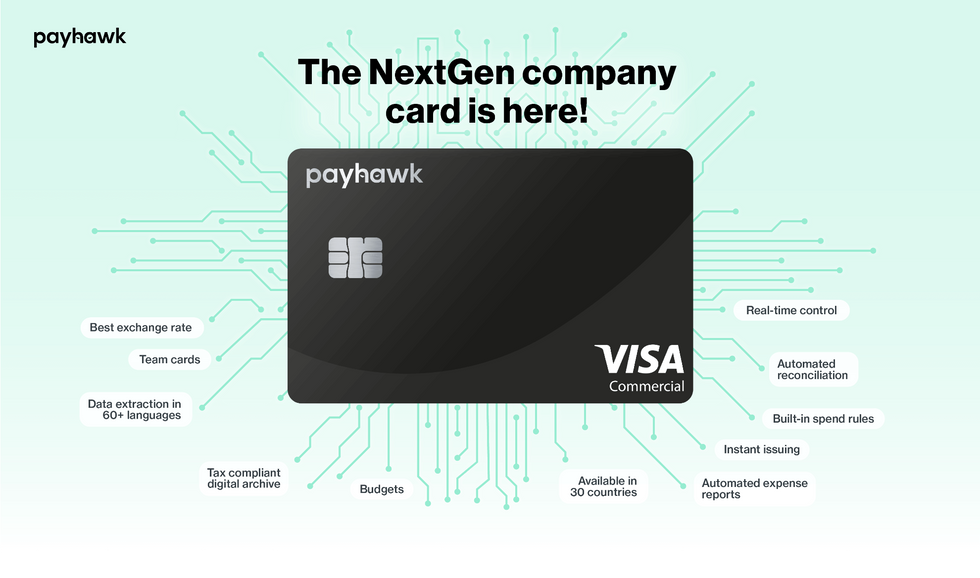 Payhawk NextGen Firmenkreditkarte