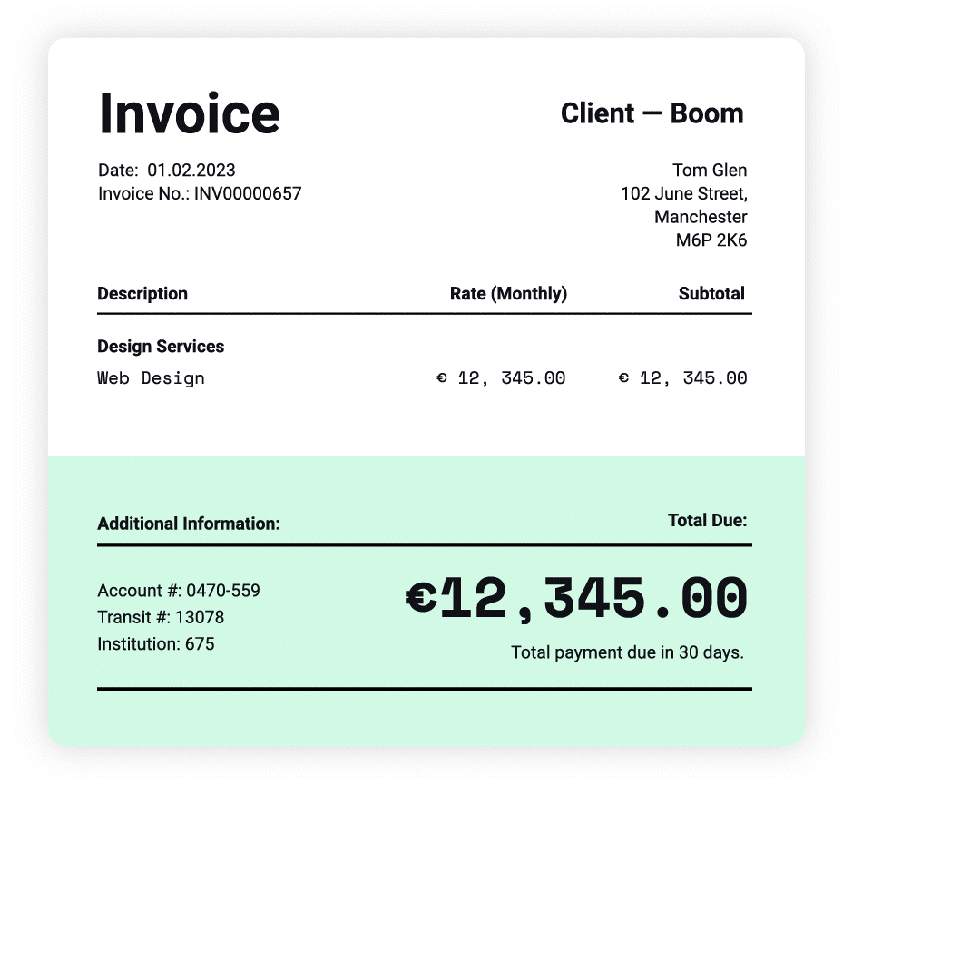 Automated invoice scanning using OCR via Payhawk expense management application - an animation.