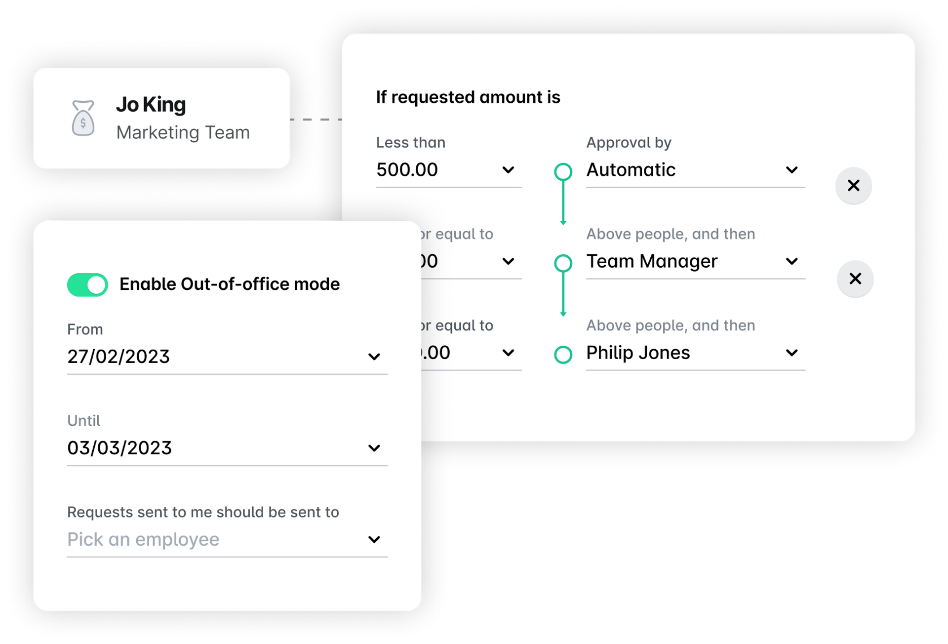 Fortschrittliche Autorisierungs-Workflows machen Payhawk zu einer idealen Alternative zu SimpleCard