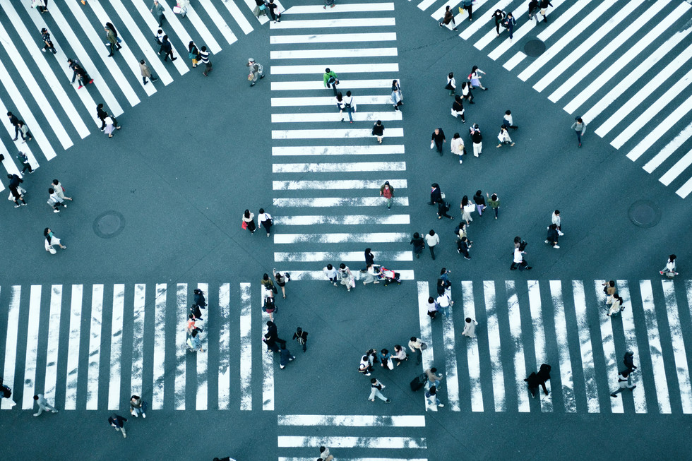 Business struggling to recession-proof their businesses walking on the streets of New York