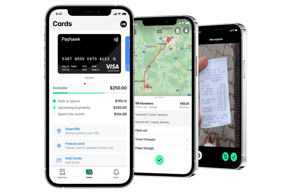 beheer zakelijke reiskosten met de Payhawk app