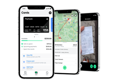 beheer zakelijke reiskosten met de Payhawk app