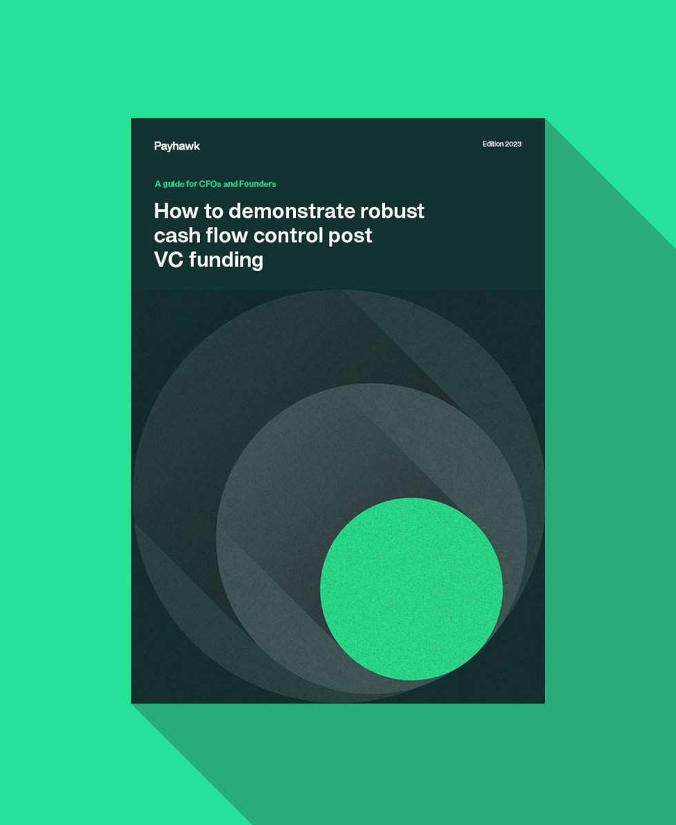 Ebook "How to demonstrate robust cash flow control post VC funding: A guide for CFOs & Founders"